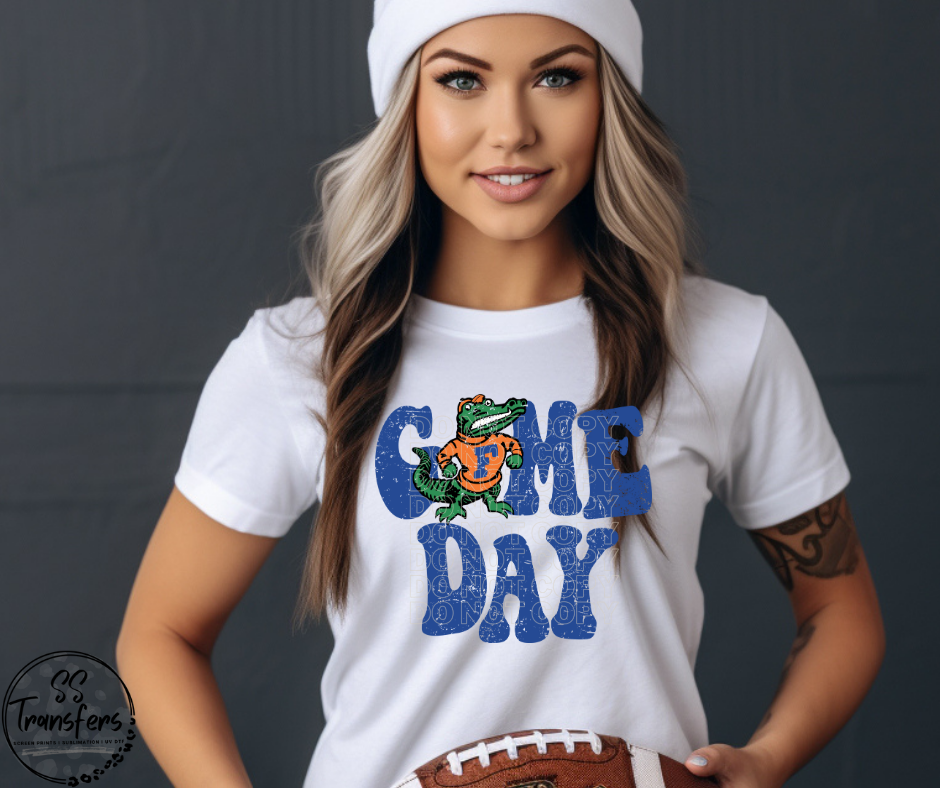 Vintage Game Day FL Gators DTF Transfer