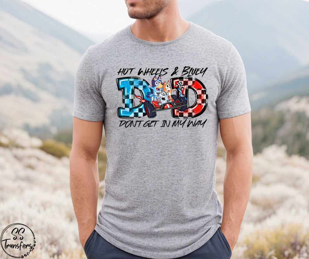 HW and B Dog Dad DTF Transfer