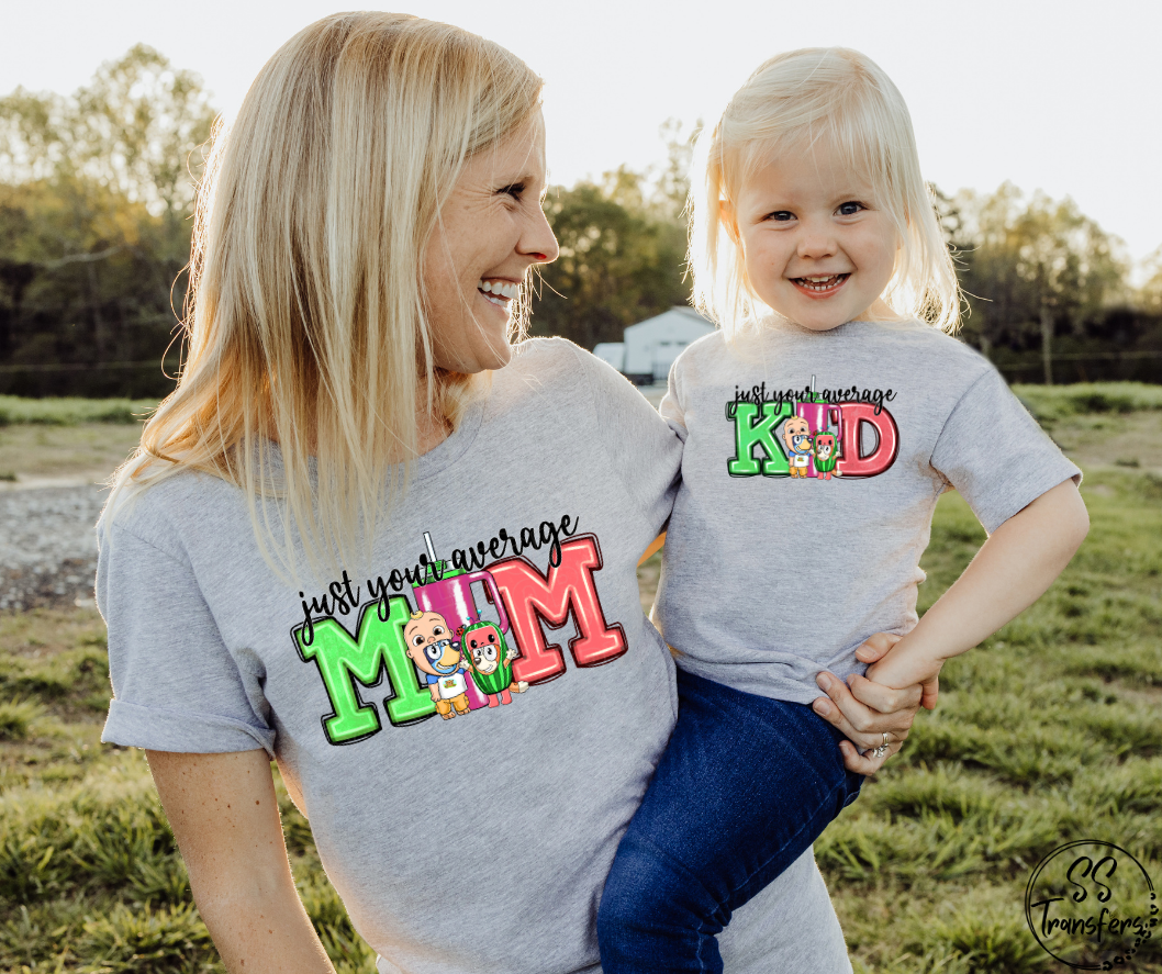 Coco Just your Average Mom/Kid DTF Transfer