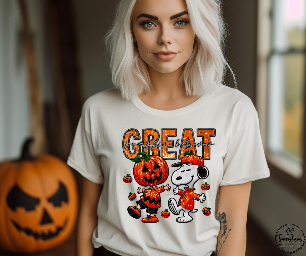 Great Pumpkin Believer DTF Transfer
