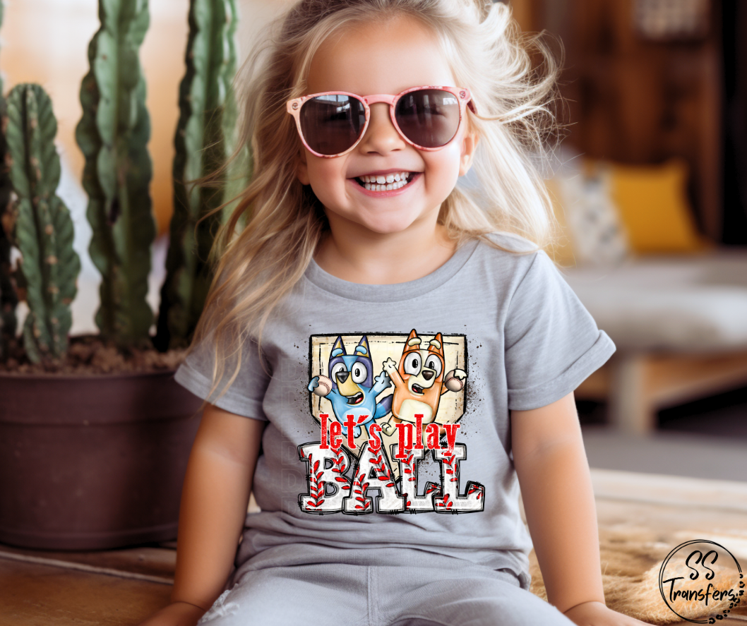 Let's Play Ball Friends (Multiple Sport Options) DTF Transfer