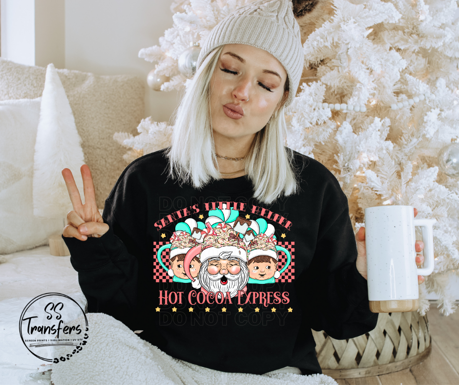 Santa's Little Helper (Multiple Colors) DTF Transfer