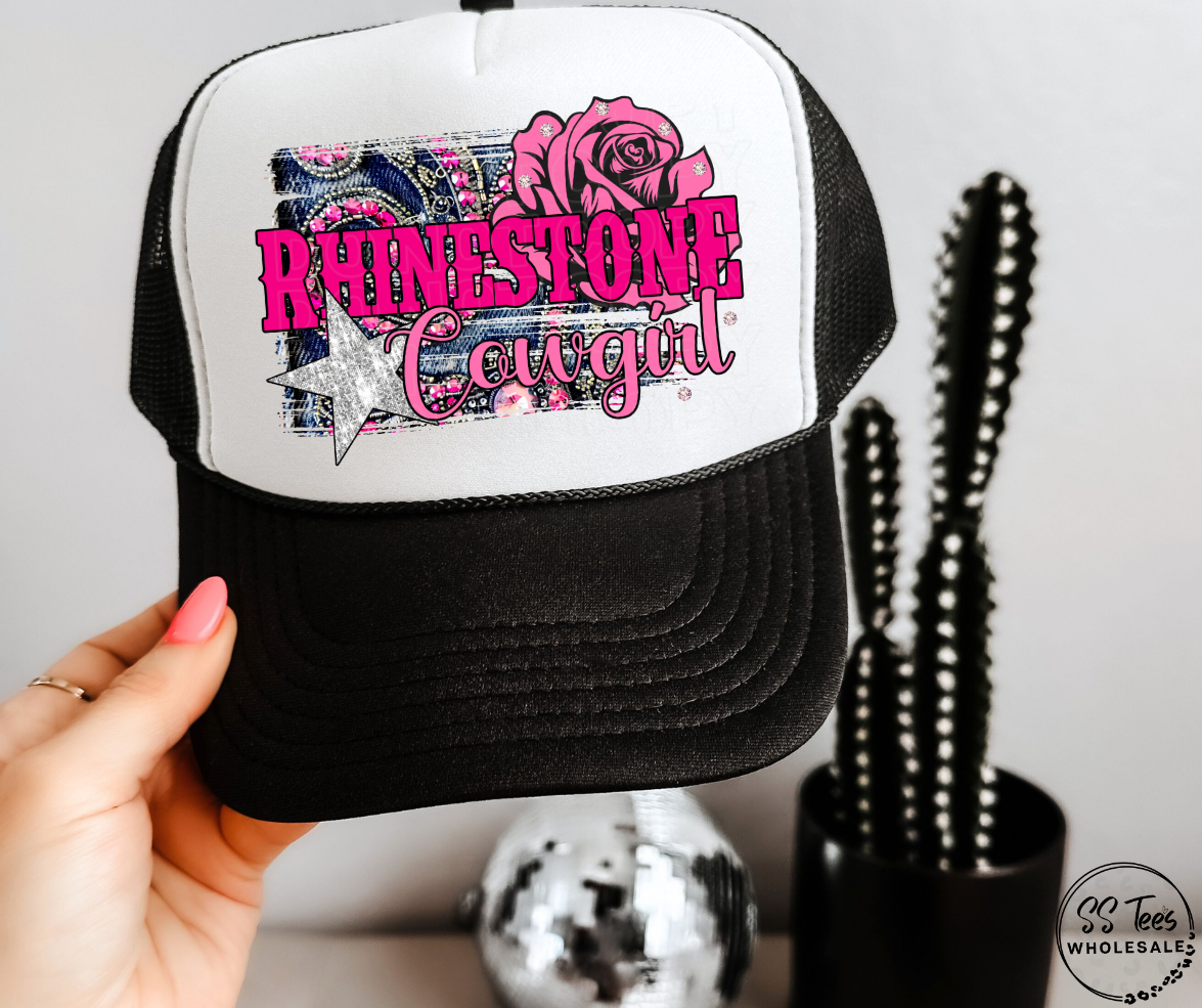 Rhinestone Cowgirl Hat DTF/Sub Transfer