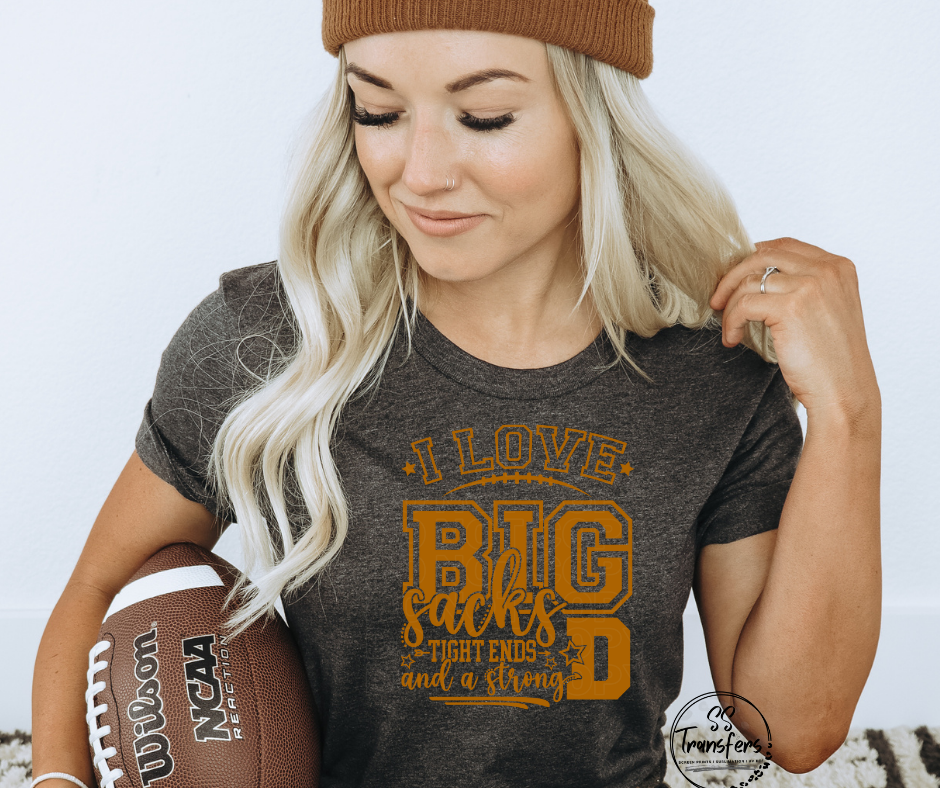 I Love Big D's DTF Transfer