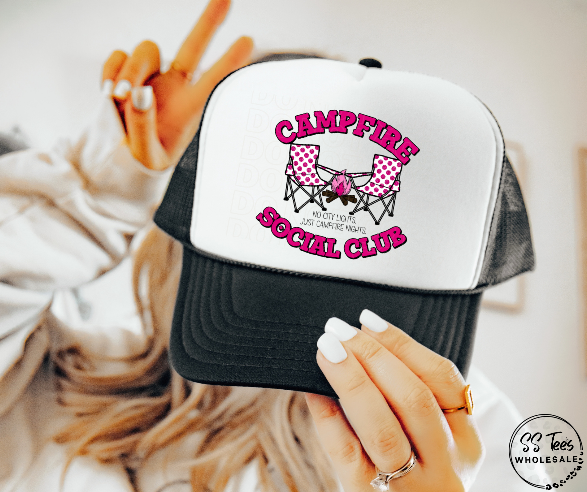 Campfire Social Club Hat DTF/Sub Transfer