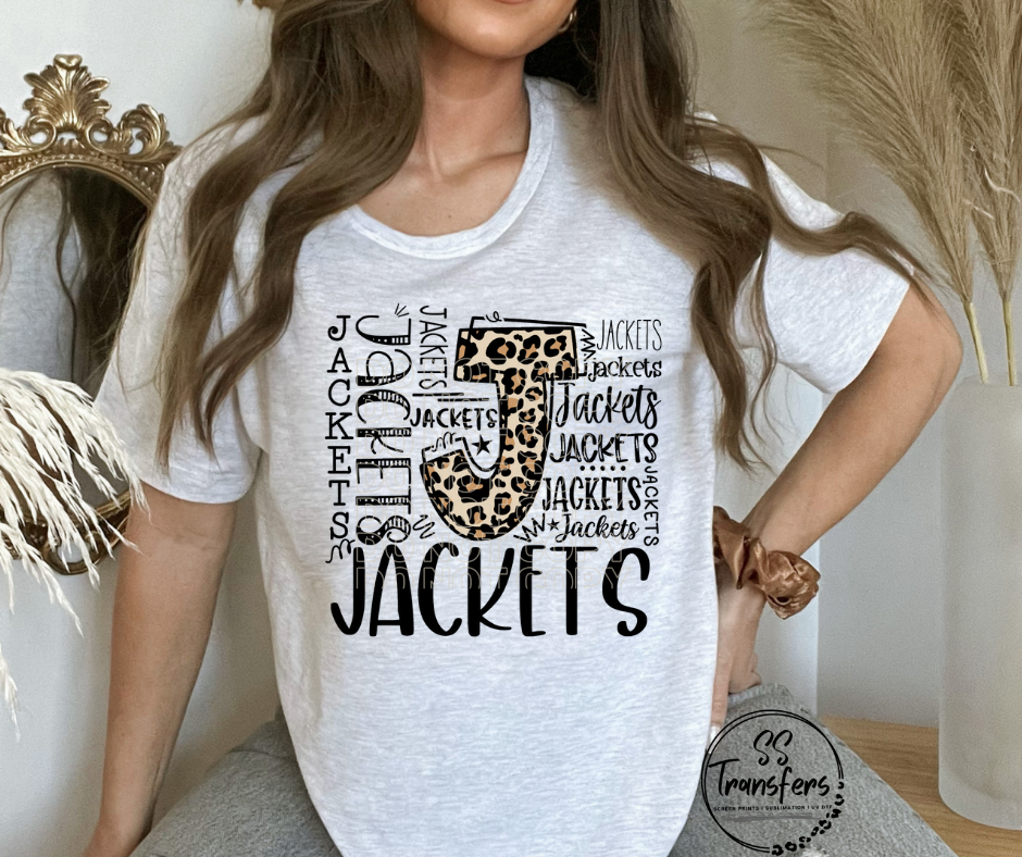 Fancy Leopard Jackets DTF Transfer