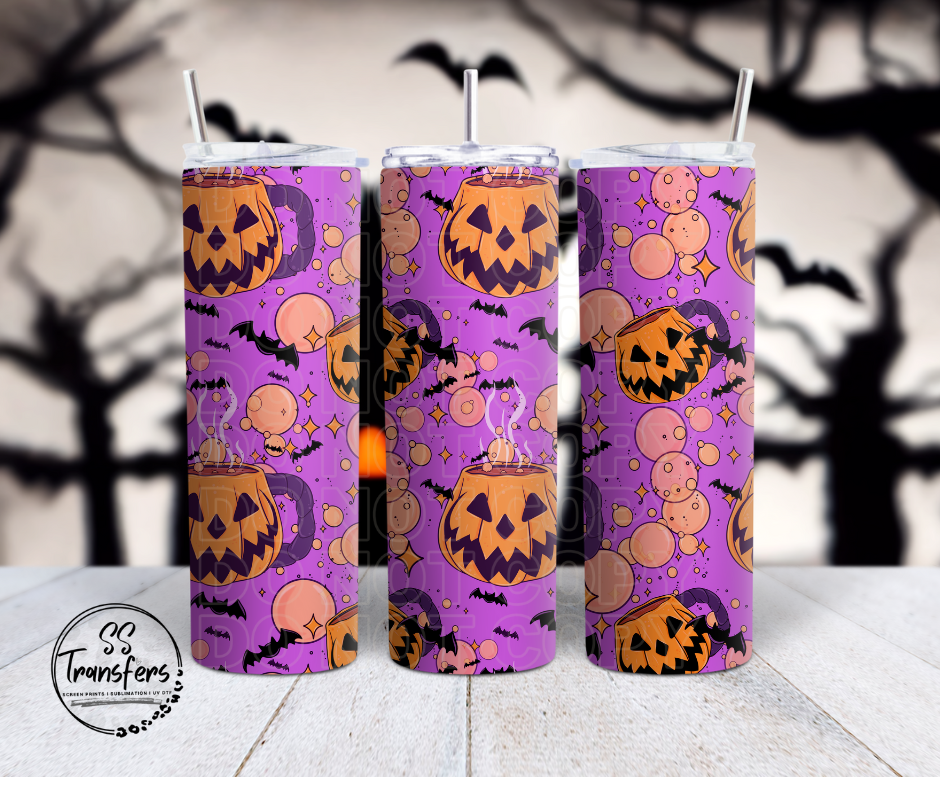 Pumpkin Mug Sub Tumbler Transfer