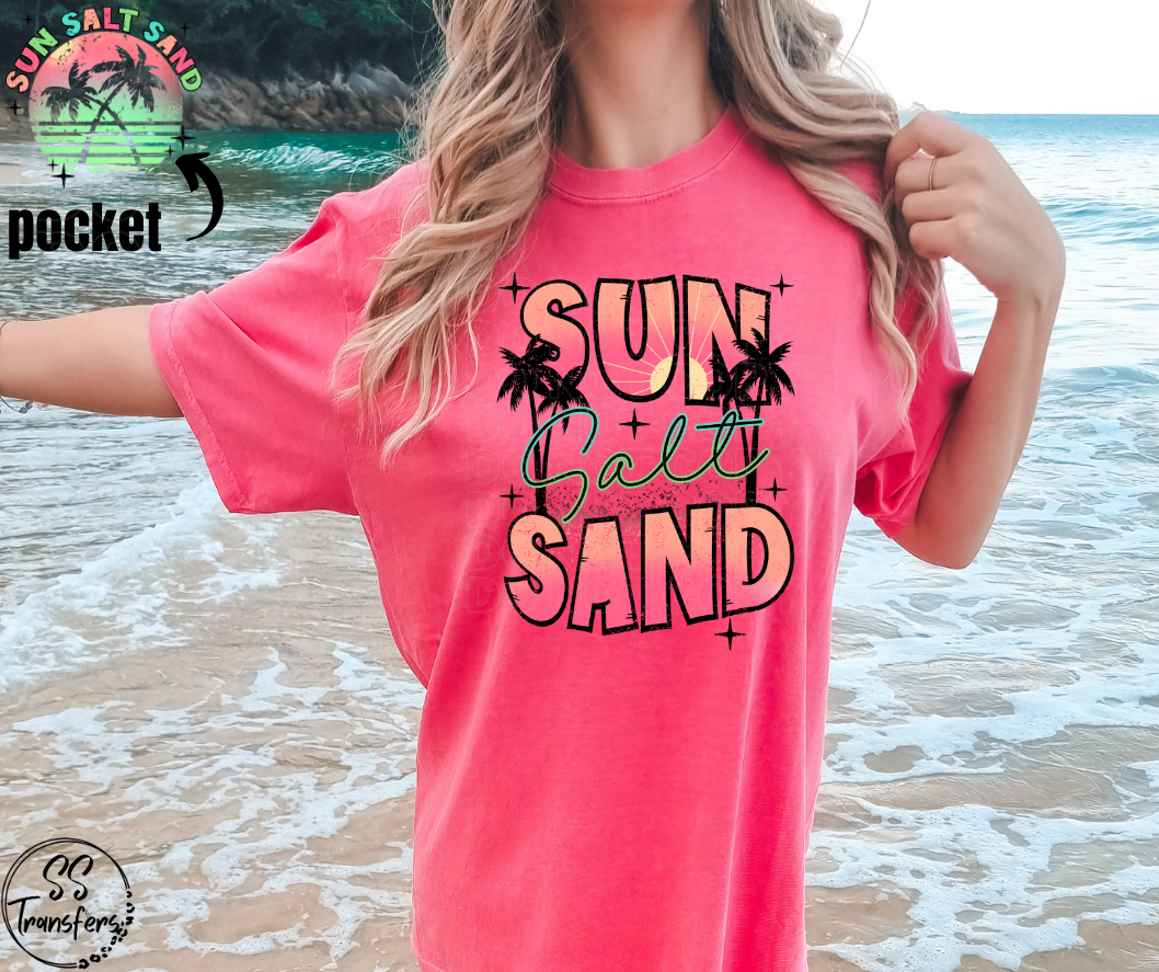 Sun/Salt/Sand (Pocket Included) DTF Transfer