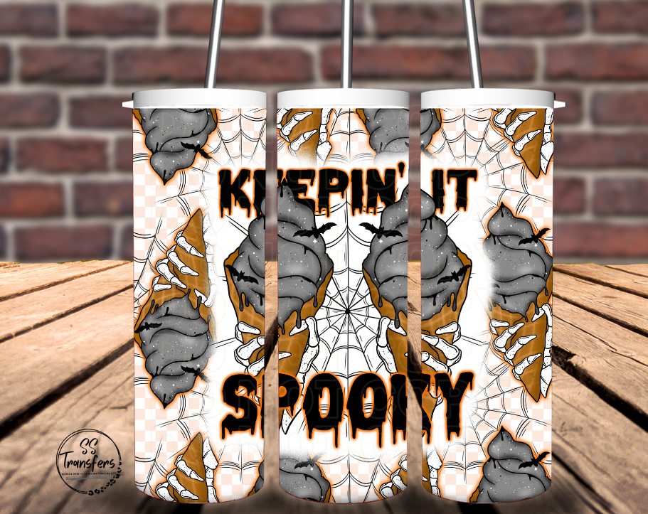 Keepin' It Spooky Sub Tumbler Transfer