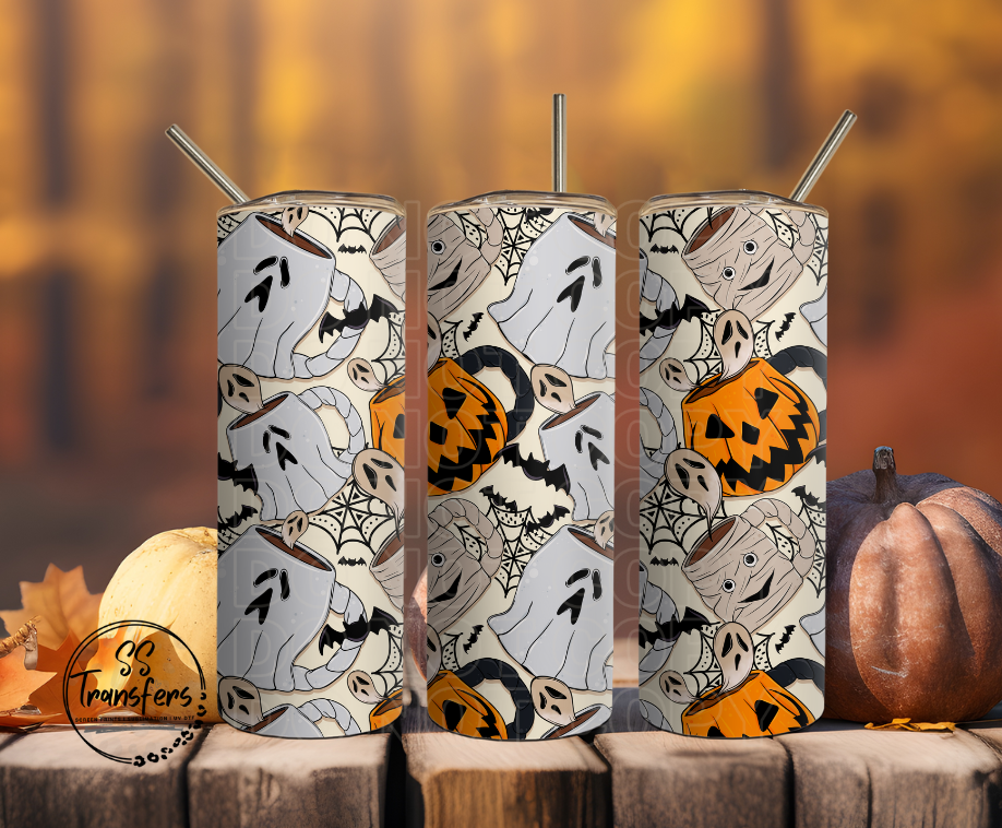 Ghost Mug Sub Tumbler Transfer