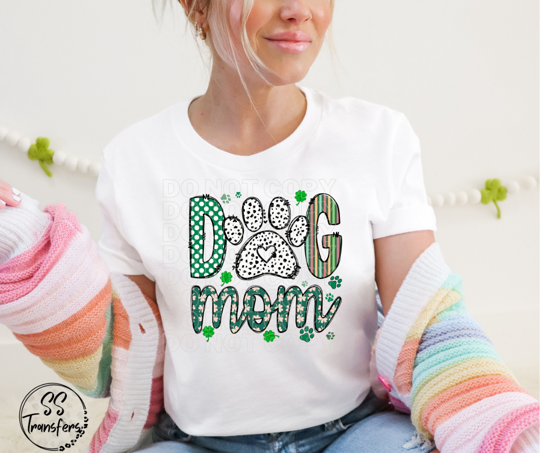 St. Paddy's Dog Mom DTF Transfer