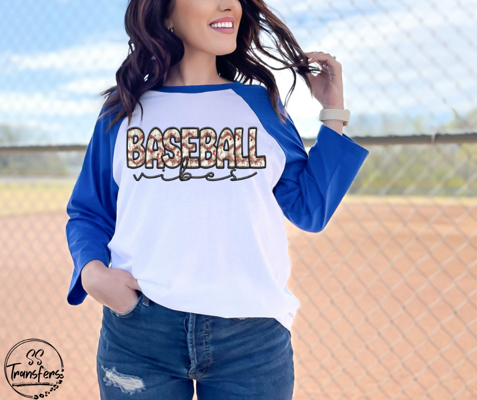 Baseball Vibes DTF Transfer