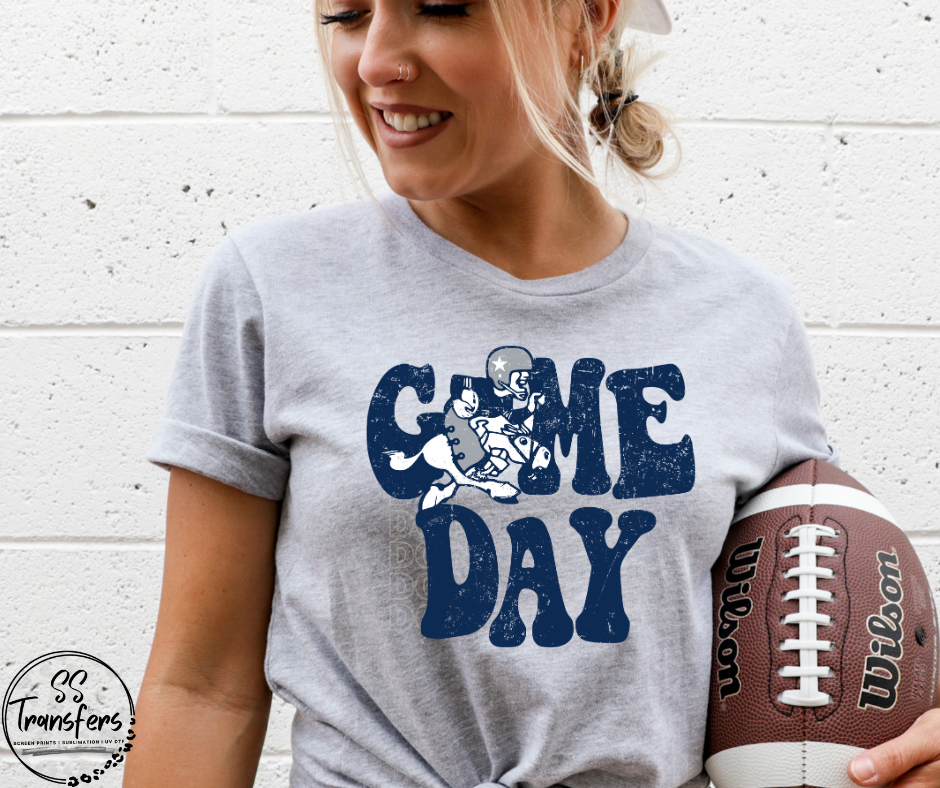 Vintage Game Day Dallas CB DTF Transfer