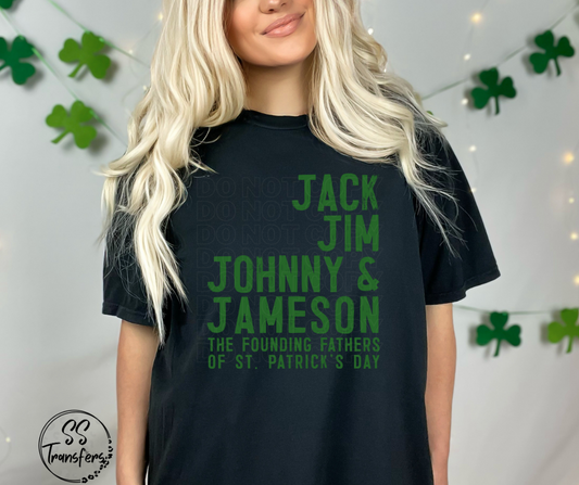 Founding Fathers of St. Patrick's DTF Transfer