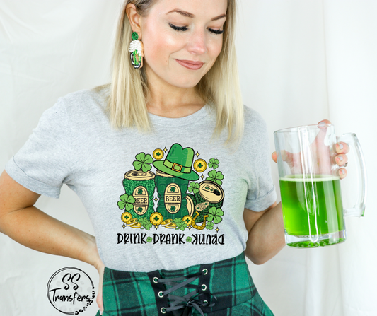 Drink Drank Drunk DTF Transfer