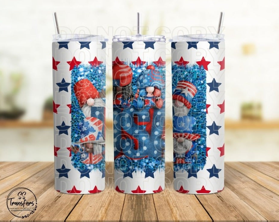 Gnome USA Sub Tumbler Transfer