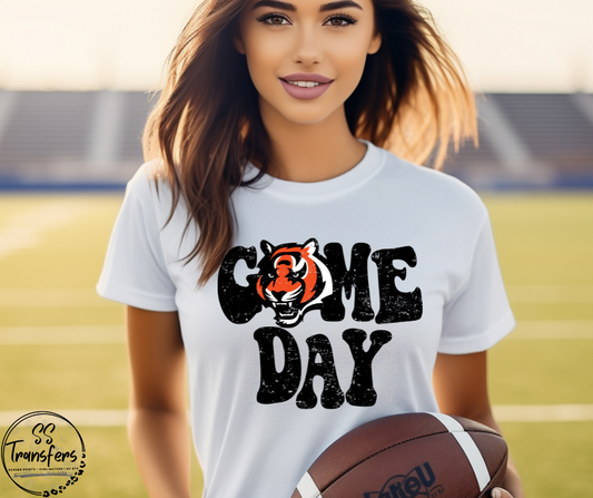 Vintage Game Day CB DTF Transfer