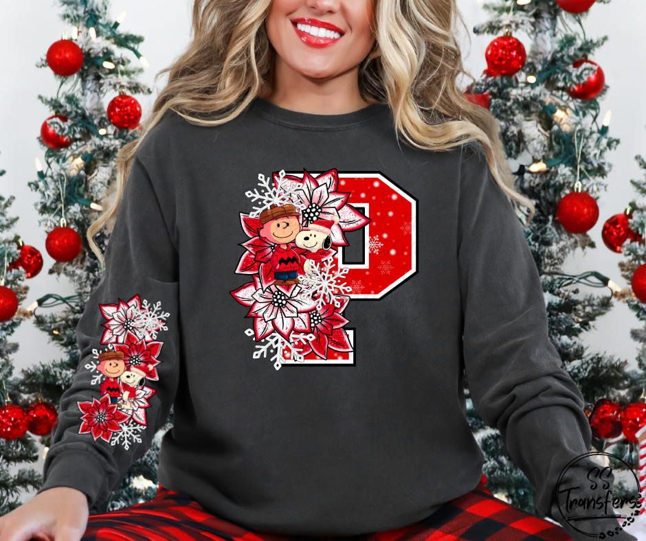 Snoop Floral Letter or Tree Cake (w/sleeve option) DTF Transfer