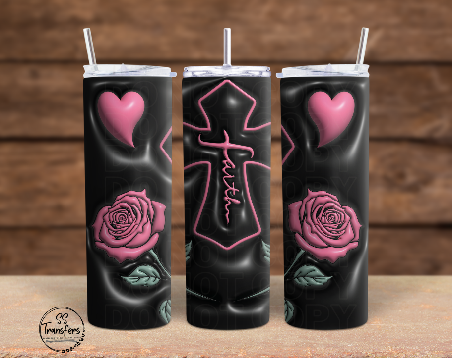 Inflated Faith Sub Tumbler Transfer