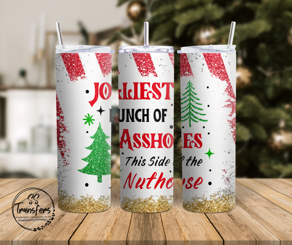 Jolliest Bunch of Assholes Sub Tumbler Transfer