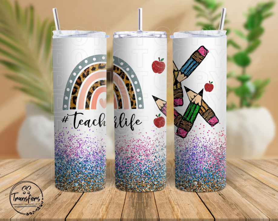 #TeacherLife Sub Tumbler Transfer