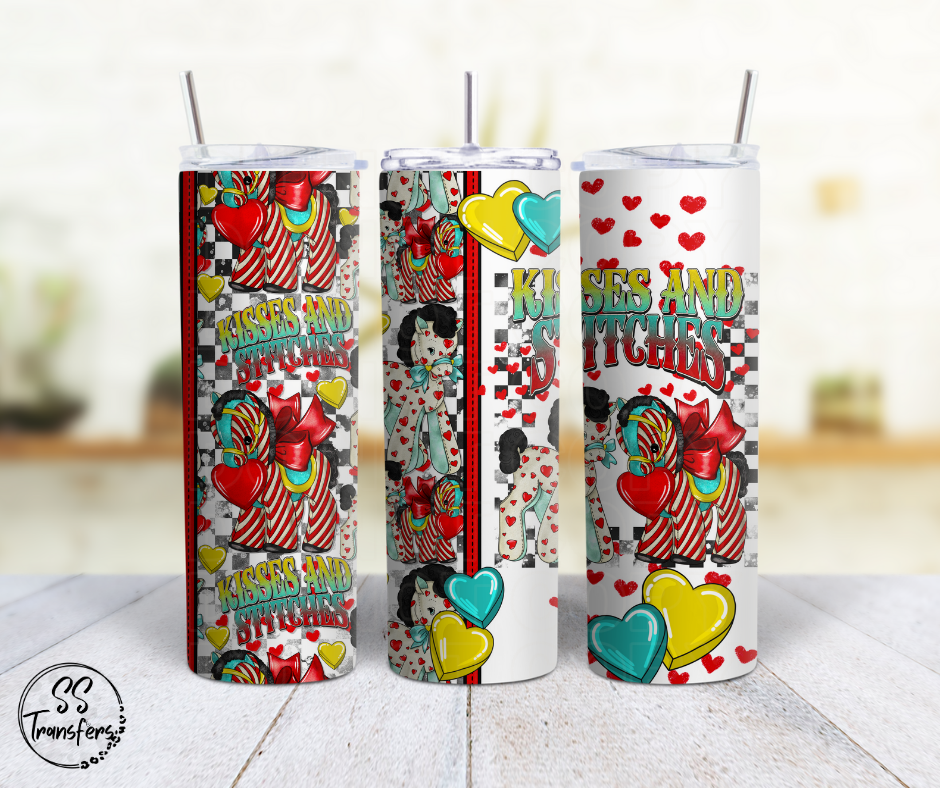 Kisses & Stitches Sub Tumbler Transfer