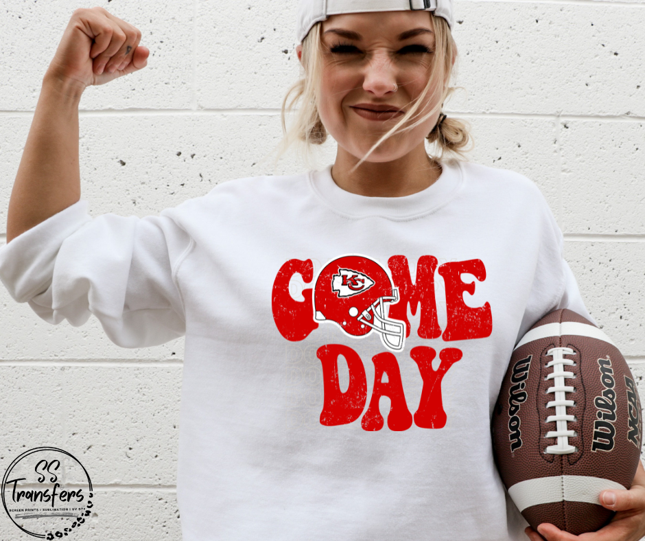 Vintage Game Day KC DTF Transfer