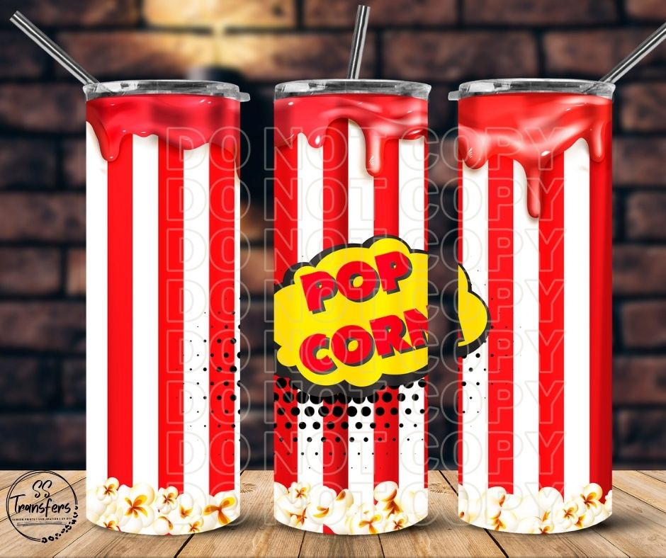 Pop Corn Sub Tumbler Transfer