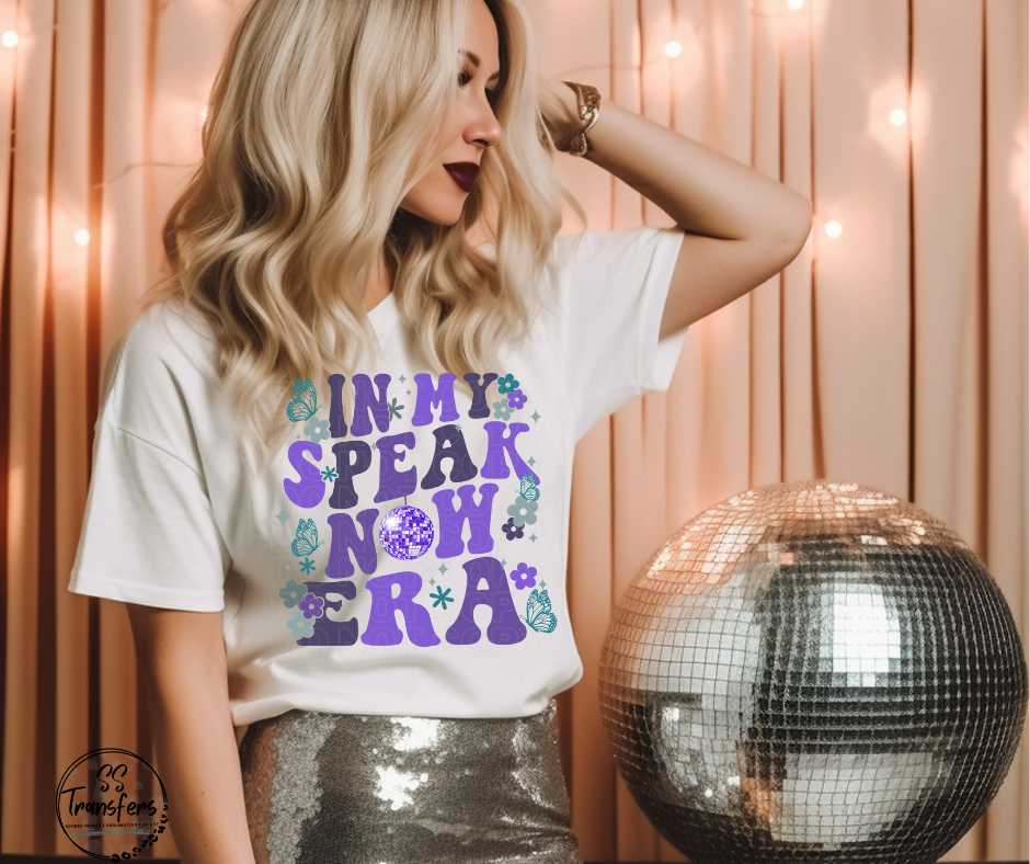 Speak Now Era DTF Transfer