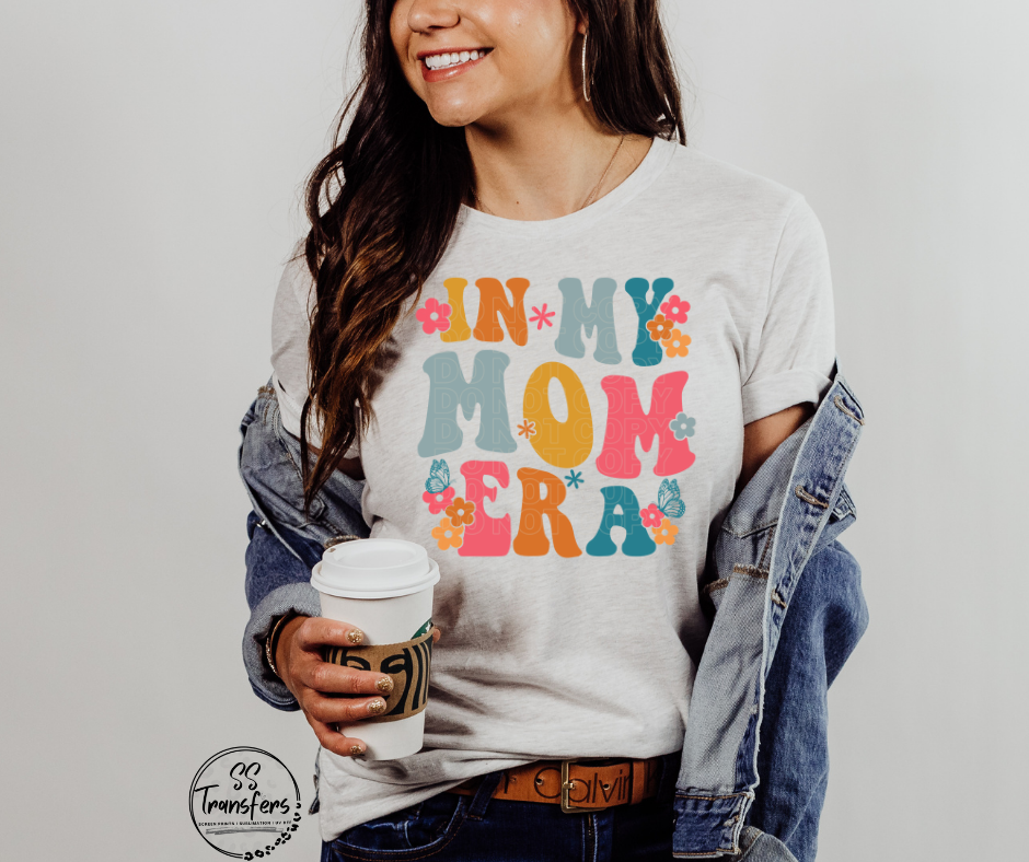 Mom Era Butterflies (pocket included) DTF Transfer