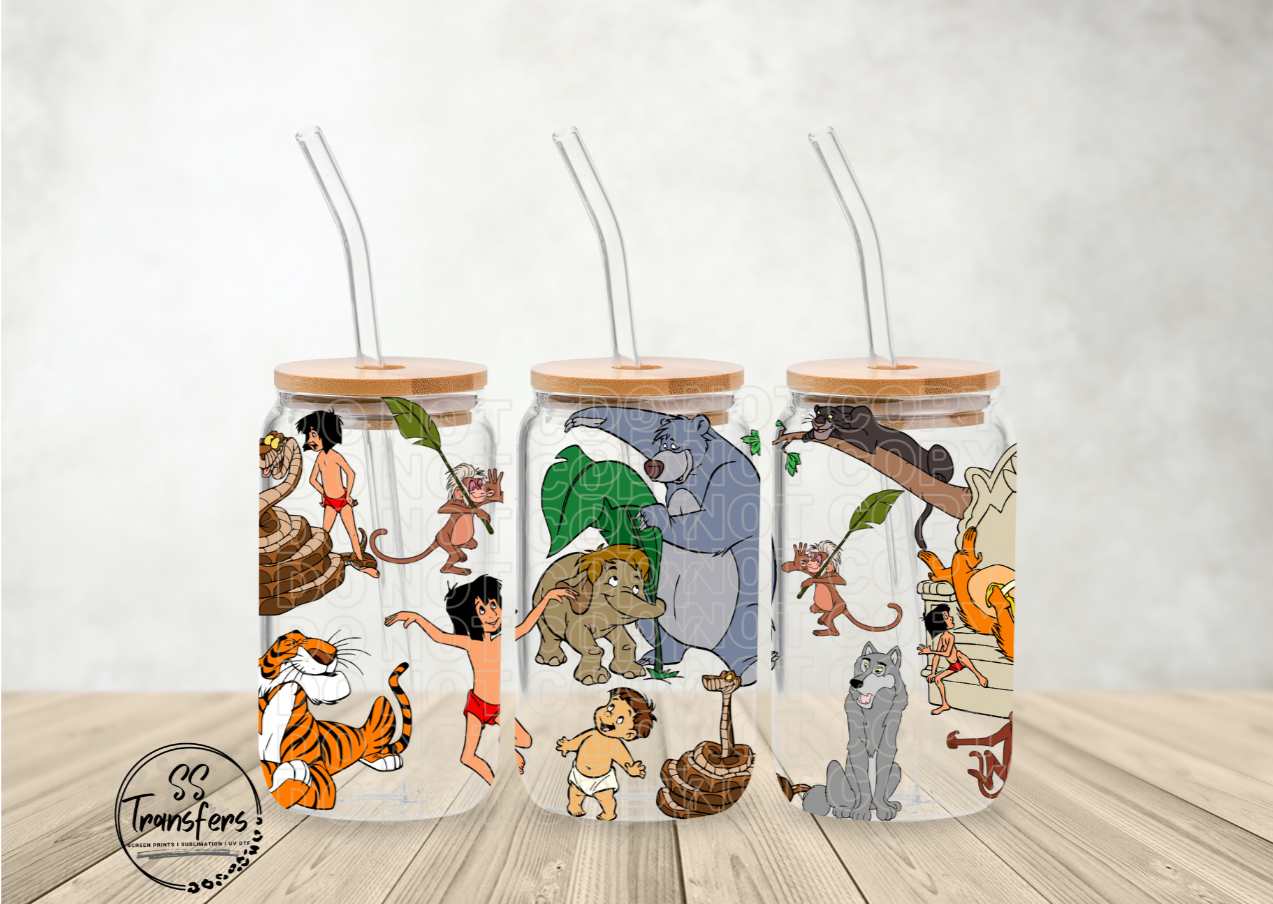 Jungle Friends Libbey UV Wrap