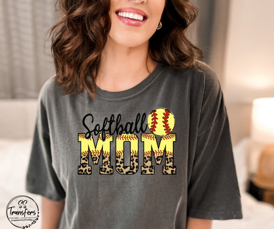 Softball Mom DTF Transfer