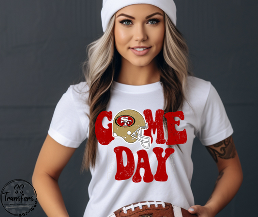 Vintage Game Day San Fran DTF Transfer
