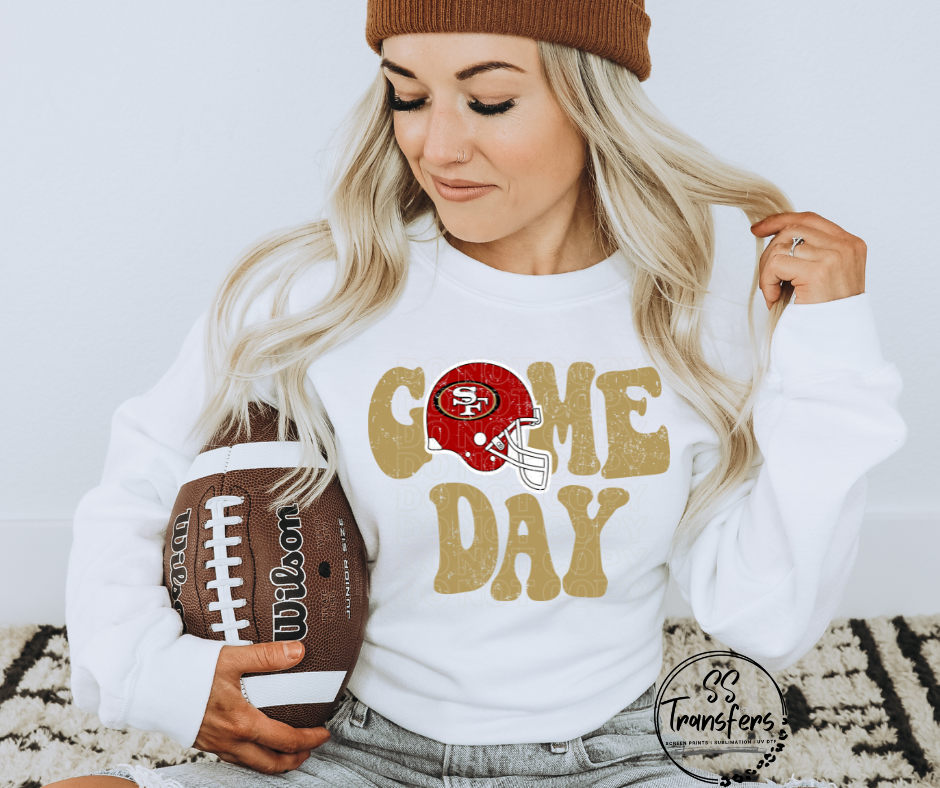 Vintage Game Day San Fran DTF Transfer