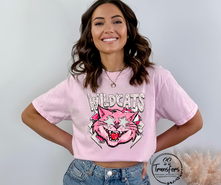 Starry Eyed Wildcats DTF Transfer