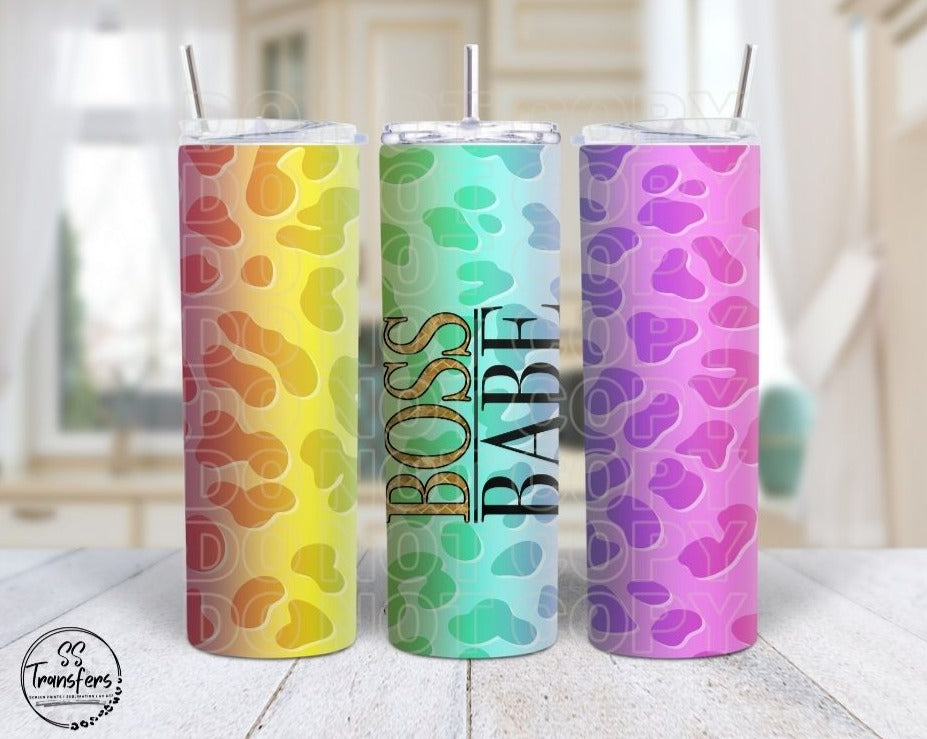 Boss Babe Sub Tumbler Transfer