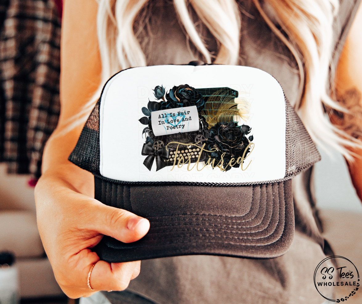 Love and Poetry Hat DTF/Sub Transfer