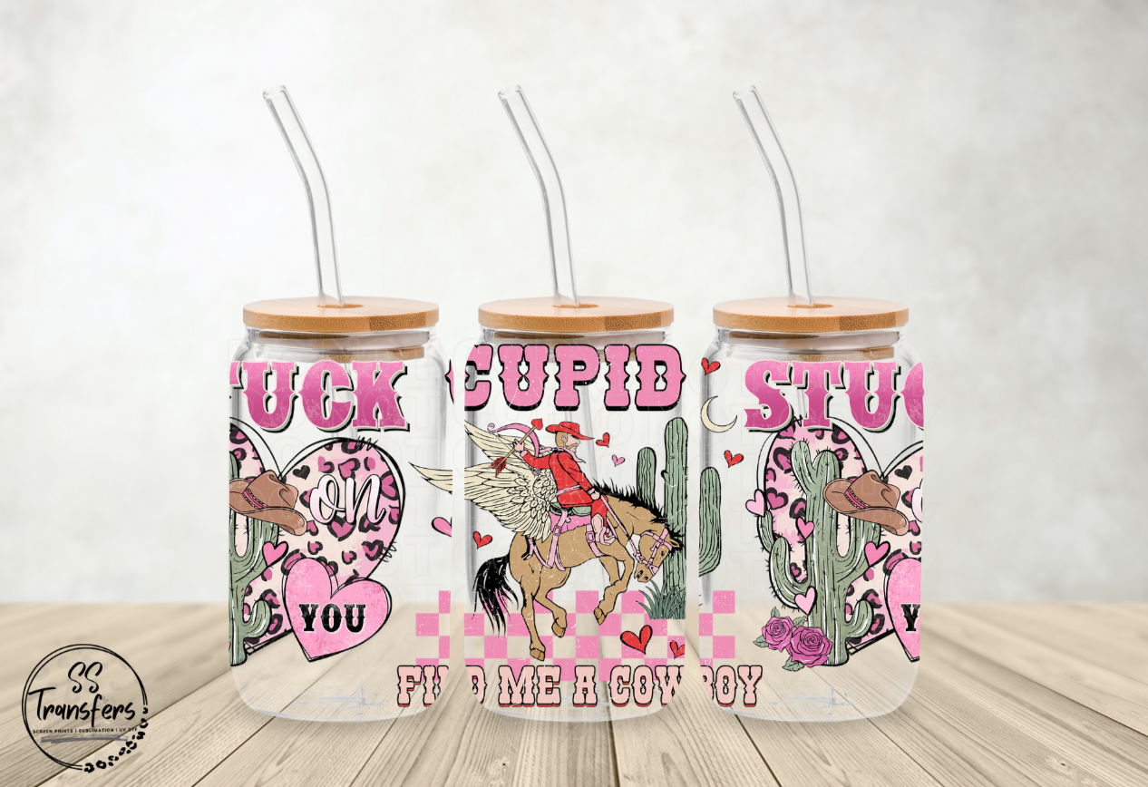 Cupid Find Me A Cowboy Libbey UV Wrap
