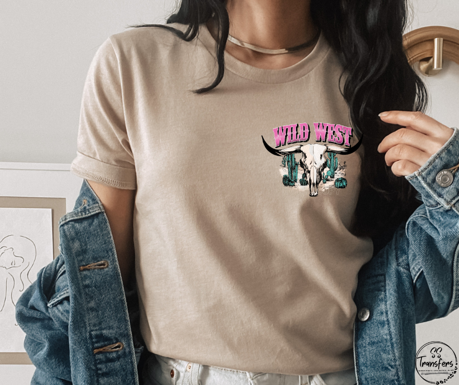 Wild West Pocket DTF Transfer