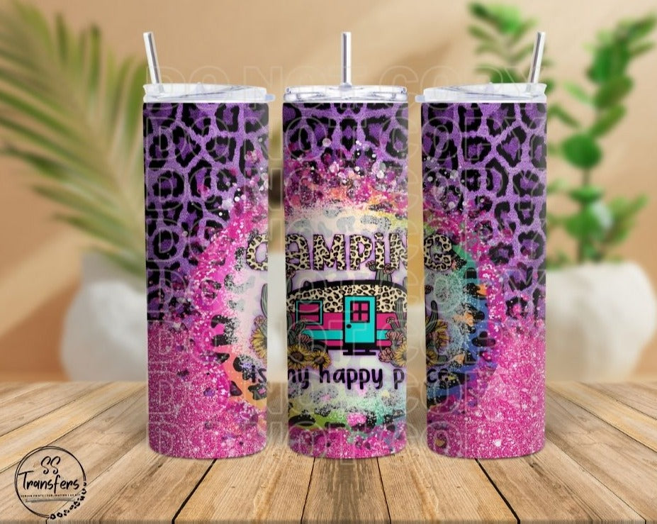 Leopard Camping Sub Tumbler Transfer
