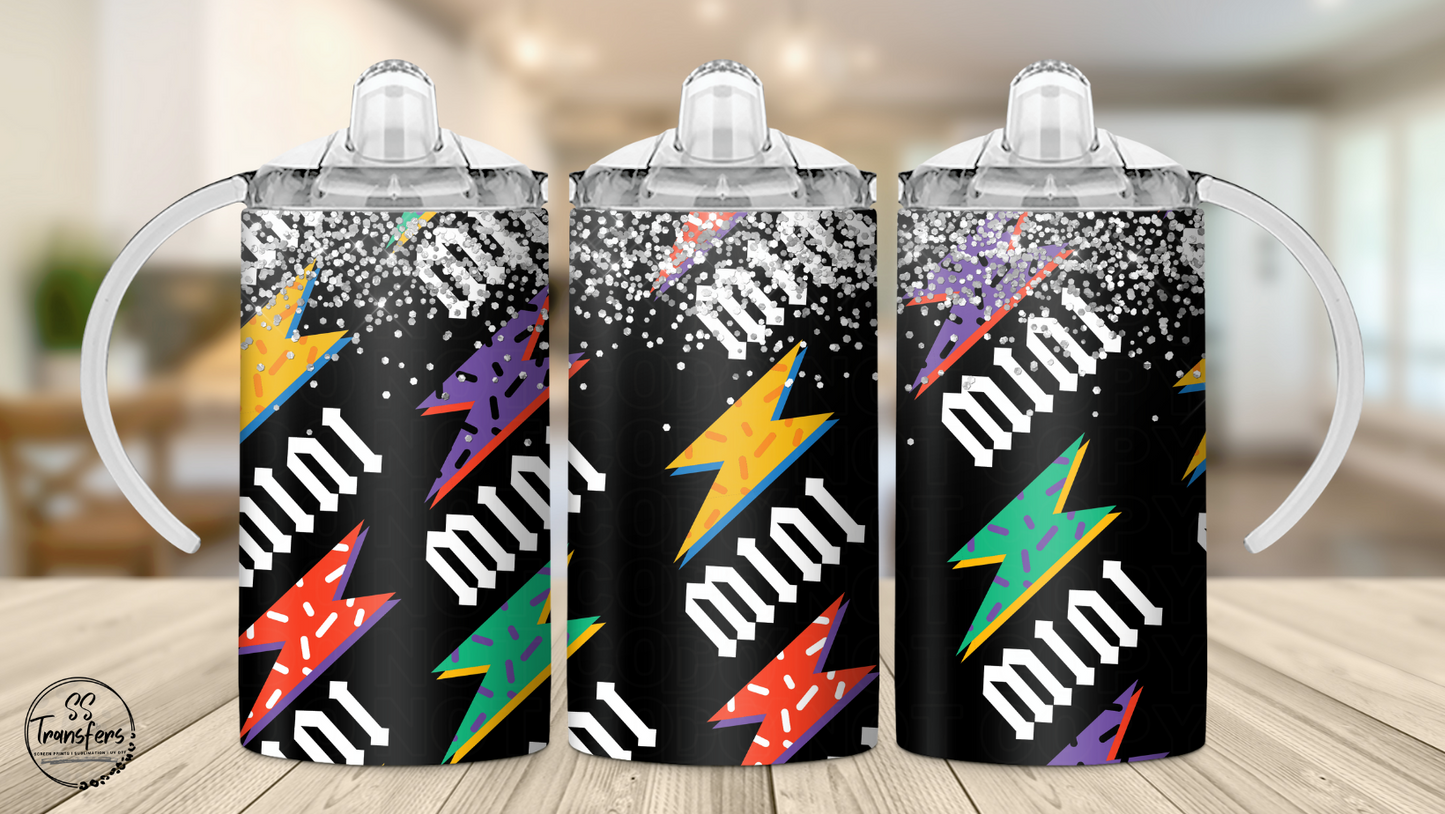 Rocker Mini 12oz Sippy/Flip Top Tumbler UV Wrap