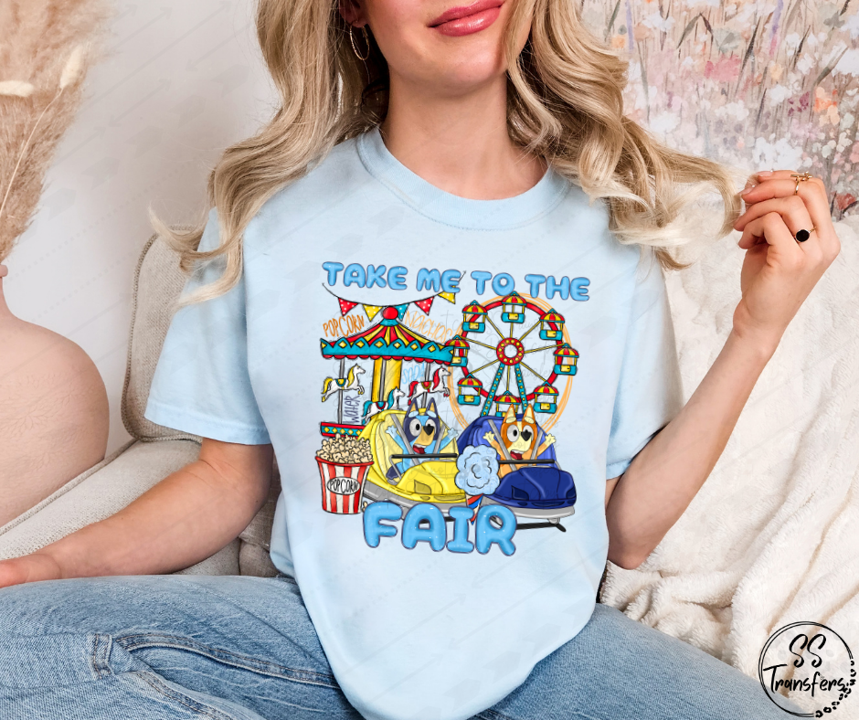 Take Me To The Fair Dogs DTF Transfer