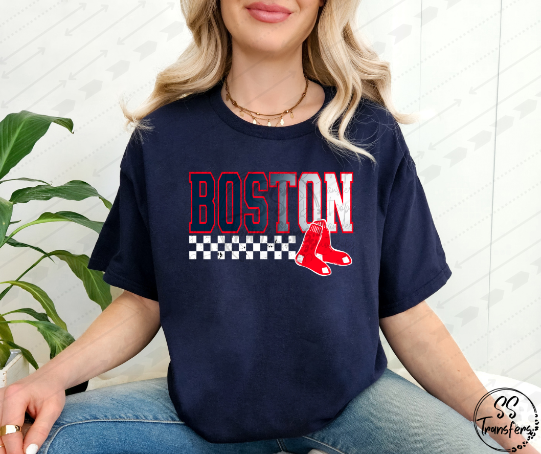Baseball Checks (All. Pro Teams Avail) DTF Transfer