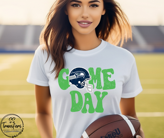 Vintage Game Day Seattle DTF Transfer