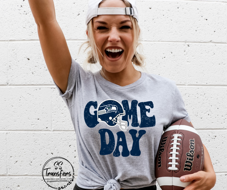 Vintage Game Day Seattle DTF Transfer