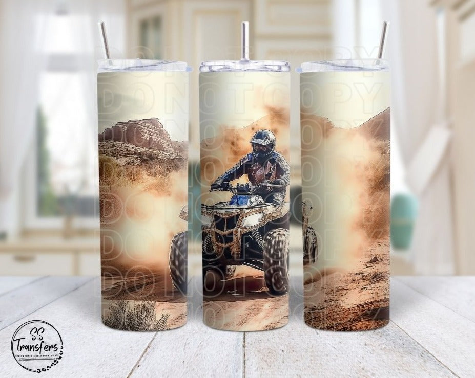 ATV In The Desert Sub Tumbler Transfer