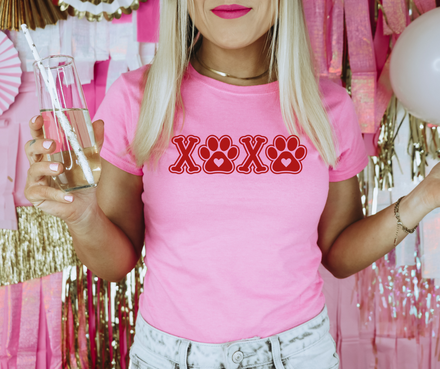 XOXO Paws DTF Transfer