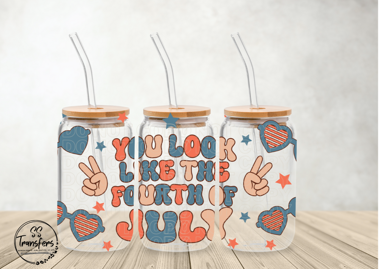 You Look Like the Fourth of July Libbey UV Wrap