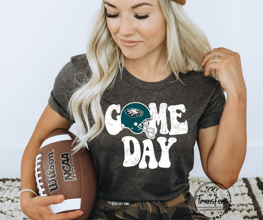 Vintage Game Day Eagles DTF Transfer