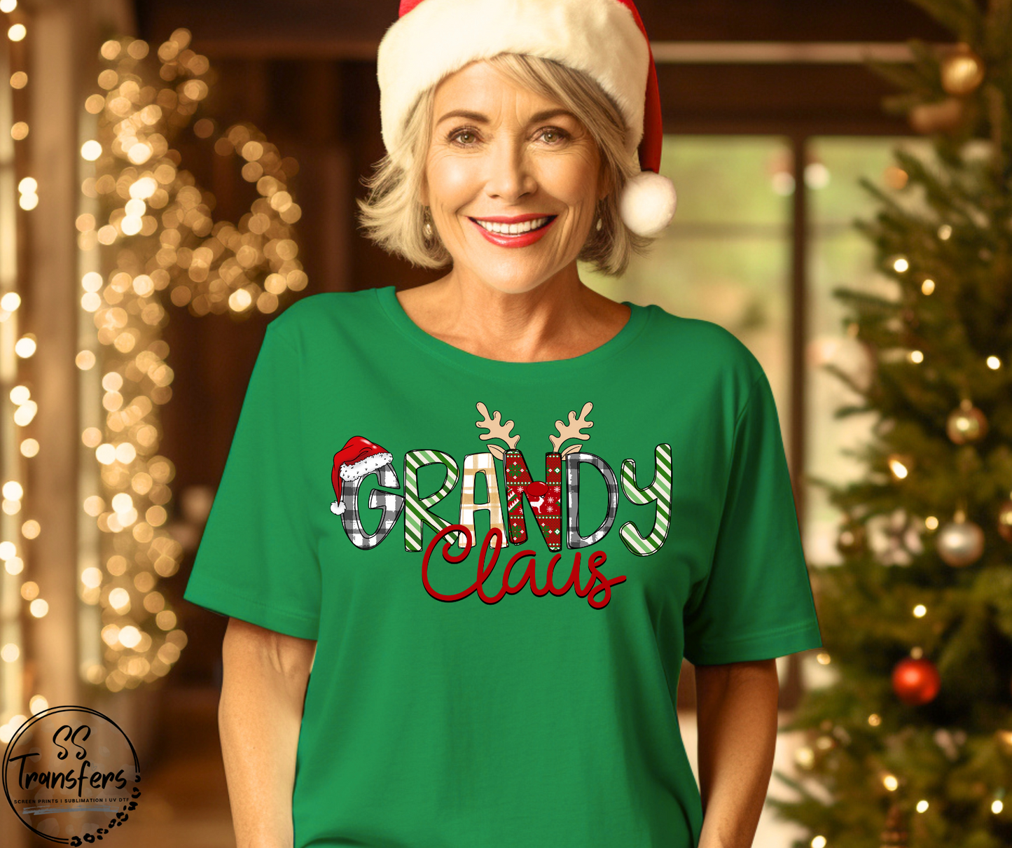 Claus Plaid and Striped Collection (Multiple Choices) DTF Transfer